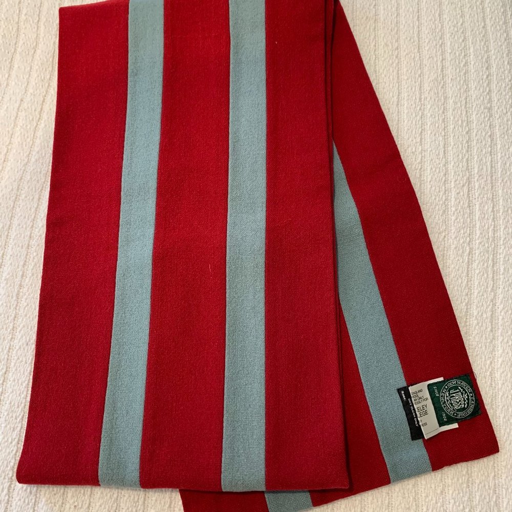 J Press schoolboy scarf/muffler "Berkeley College" pattern